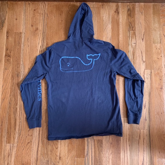 💙Young Mens Teen Vineyard Vines hooded long sleeve, Small - Picture 3 of 5
